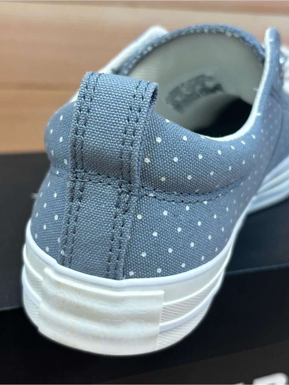 Converse Chuck Taylor All Stars Madison Polka Dot Low Top Sneaker Blue‎ Sz 9.5 - Picture 7 of 10